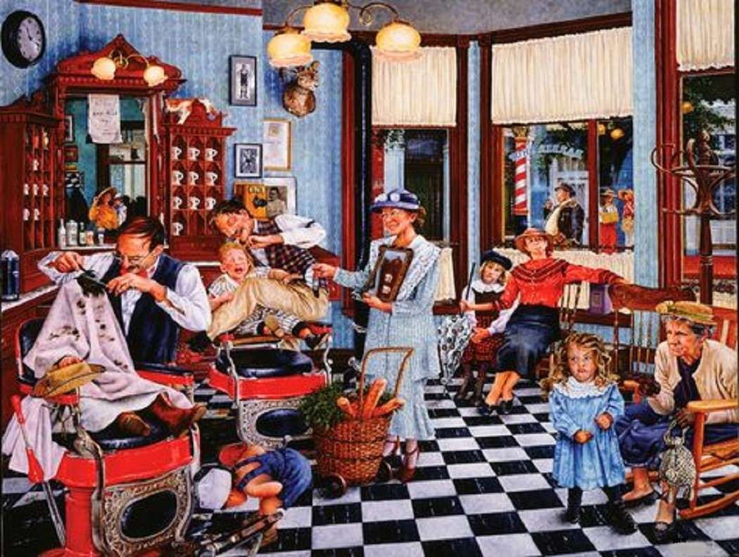 salon fryzjerski dla dzieci puzzle online