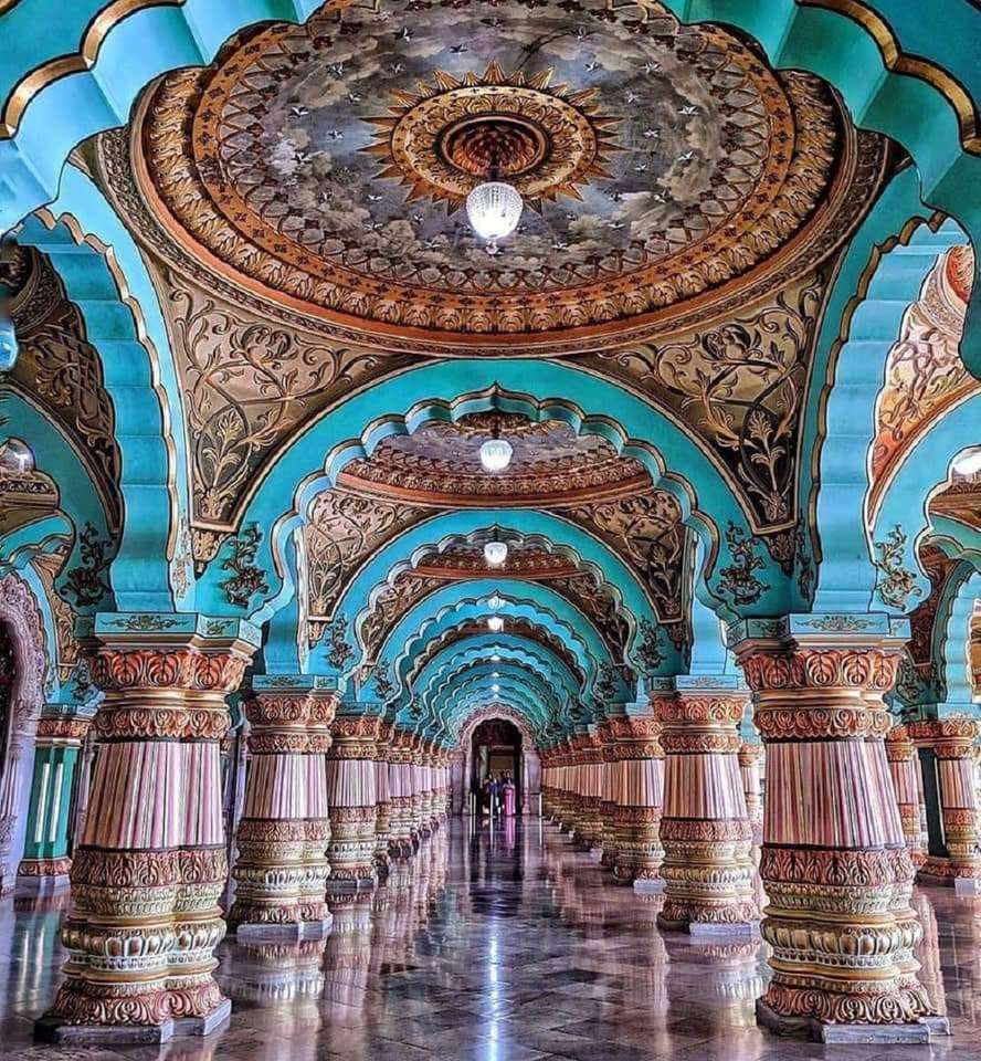 Pałac Królewski Mysore - Indie puzzle online