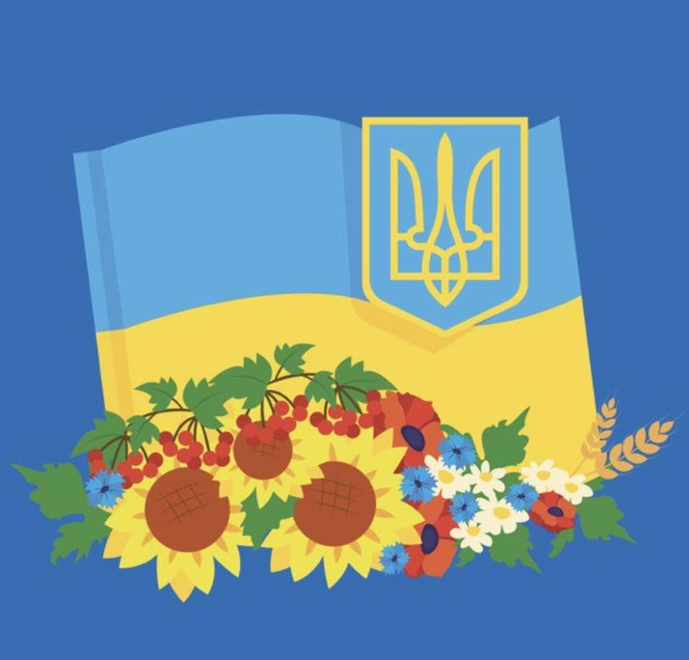 Symbole państwowe Ukrainy puzzle online