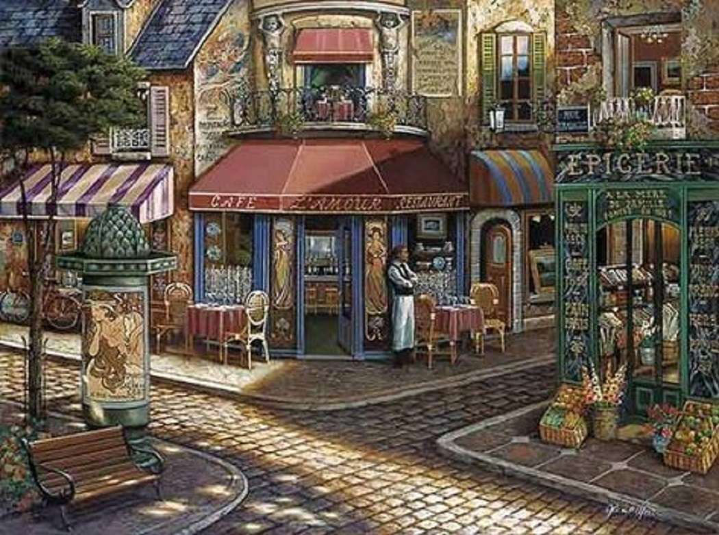 Kawiarnia Restauracja Miłość - Paryż puzzle online