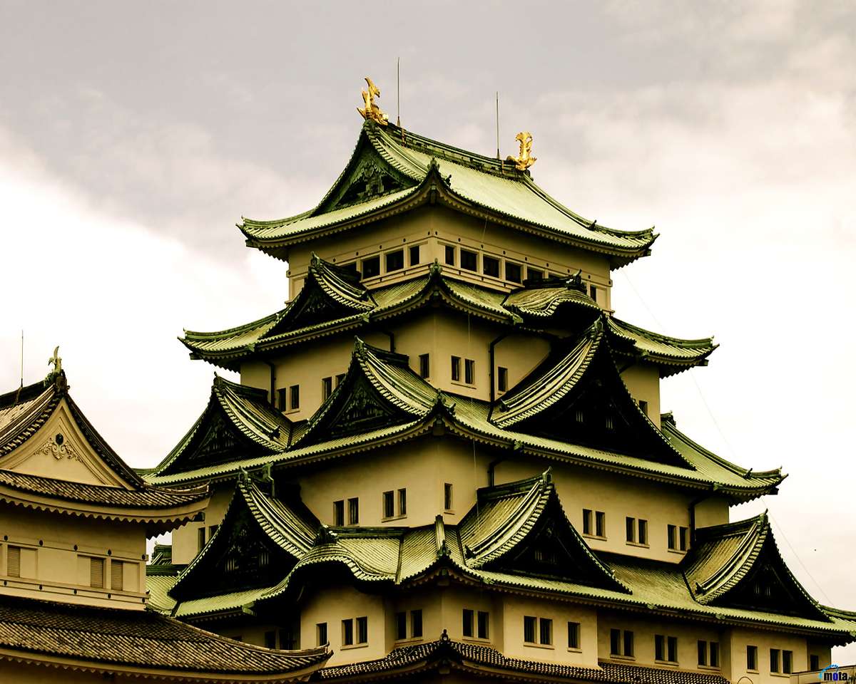 Zamek Nagoya chińska architektura puzzle online