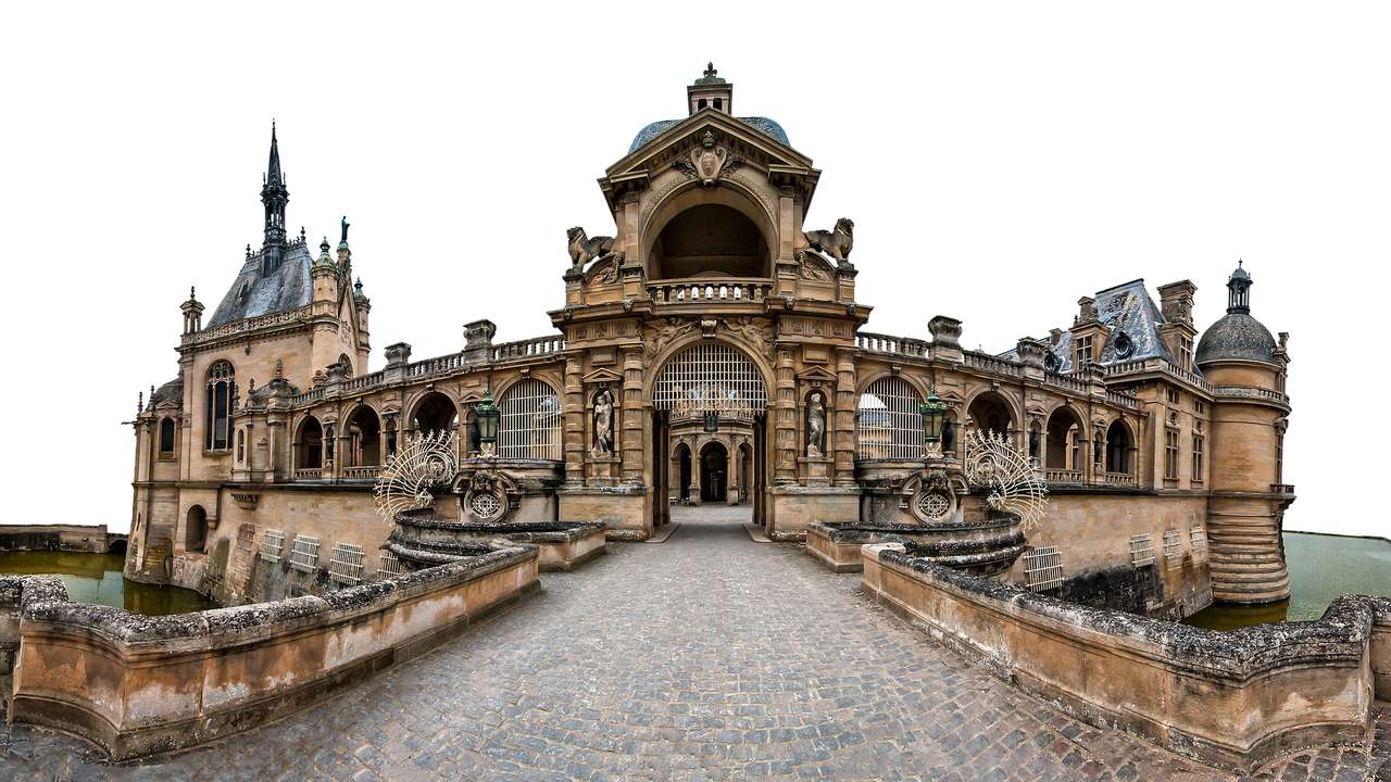 Pałac z wjazdem puzzle online