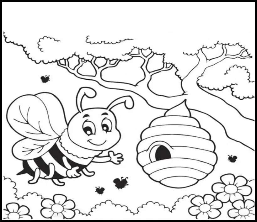 pszczoła z ulem puzzle online