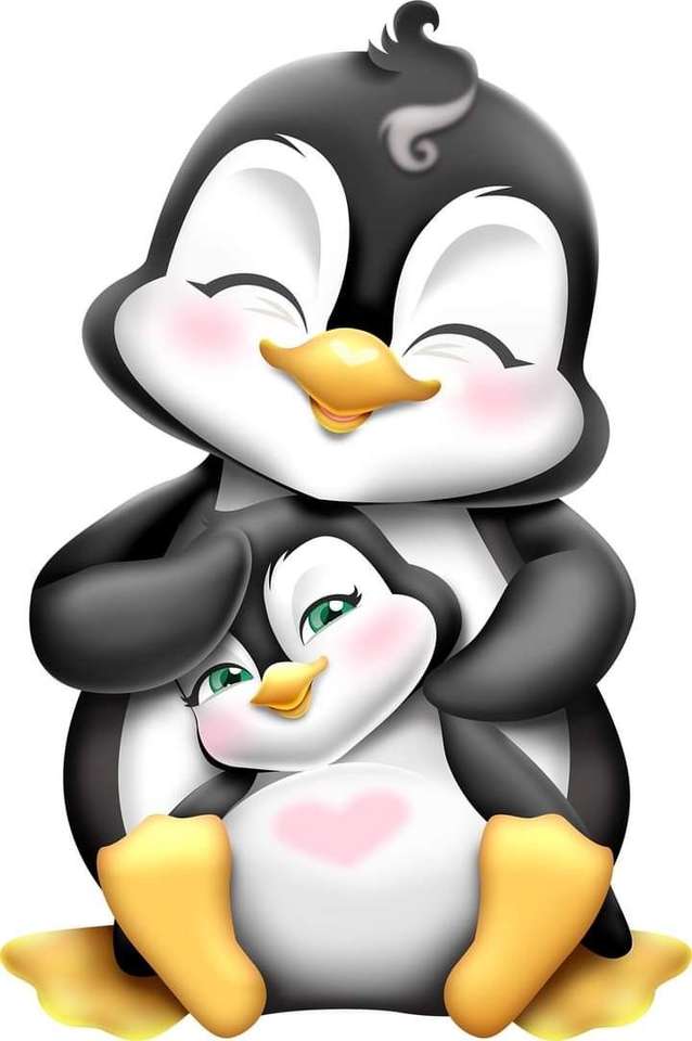 Rodzina pingwinów puzzle online