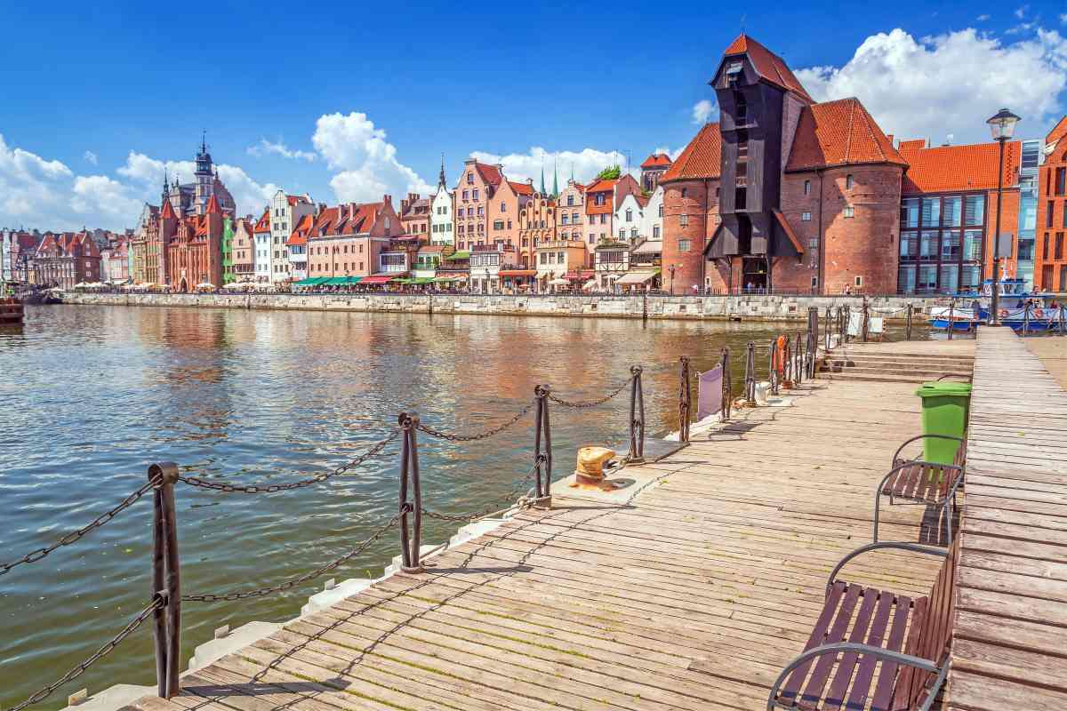 Żuraw Quay w Gdańsku Polska puzzle online