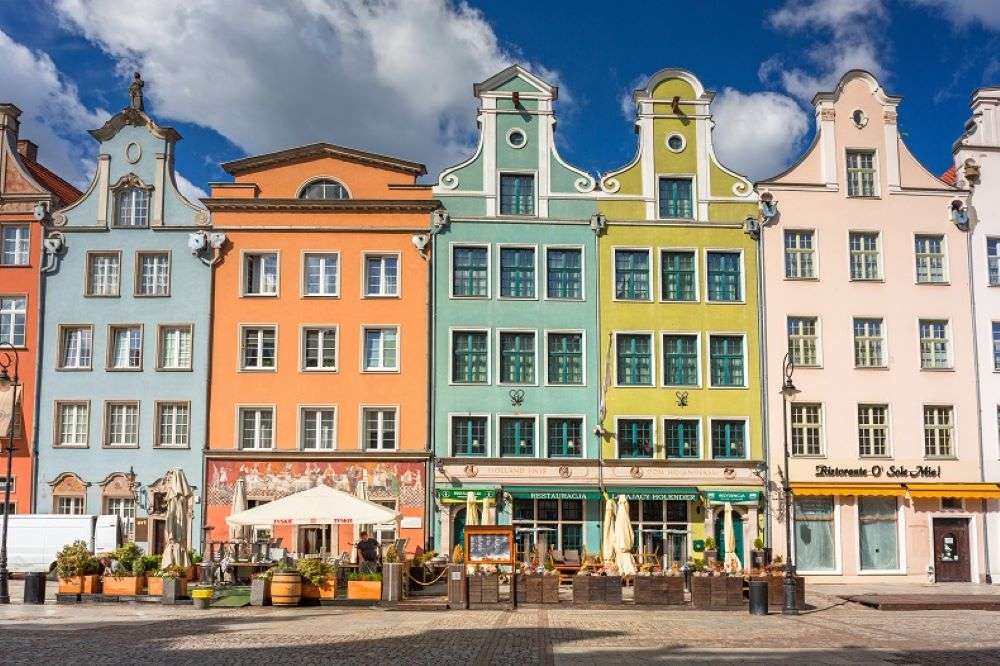 Stare Miasto w Gdańsku w Polsce puzzle online