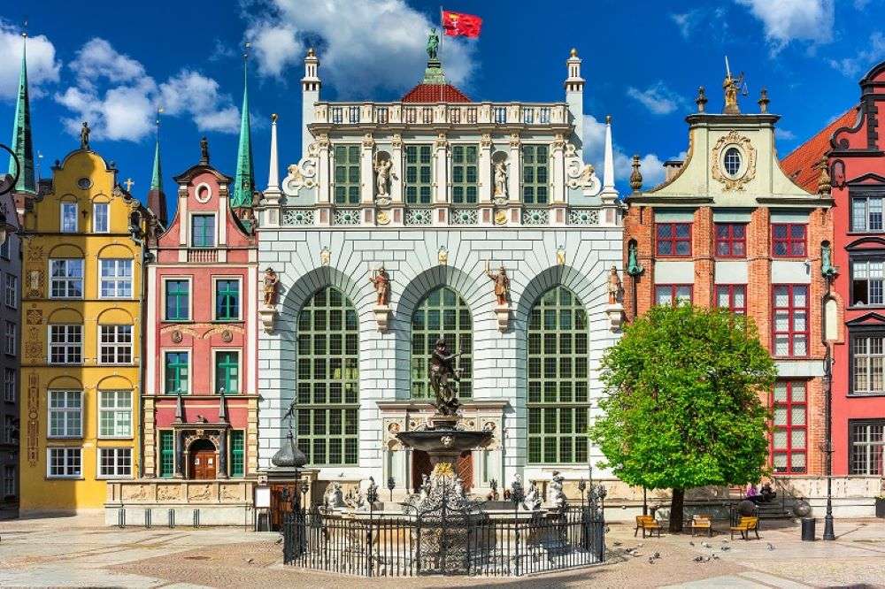 Stare Miasto w Gdańsku w Polsce puzzle online