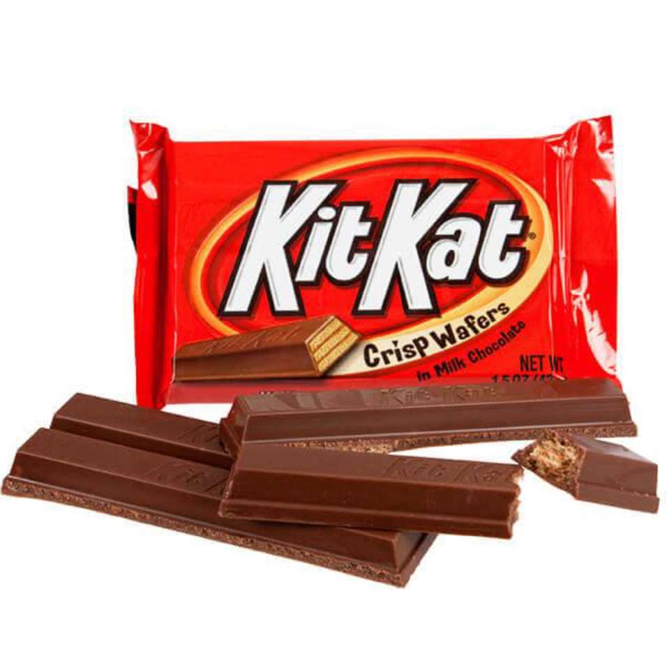 Cukierki czekoladowe KitKat puzzle online