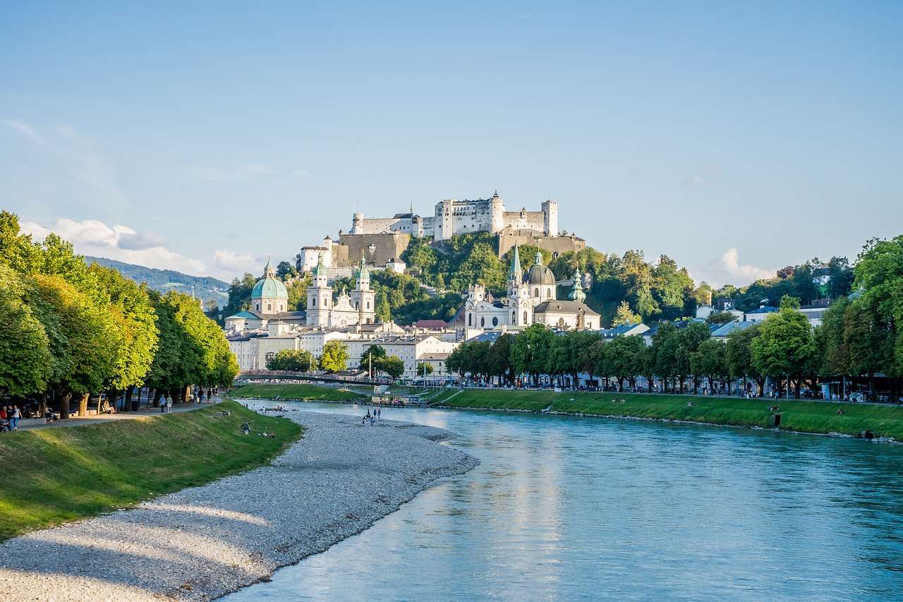 Salzburg, historyczne centrum puzzle online