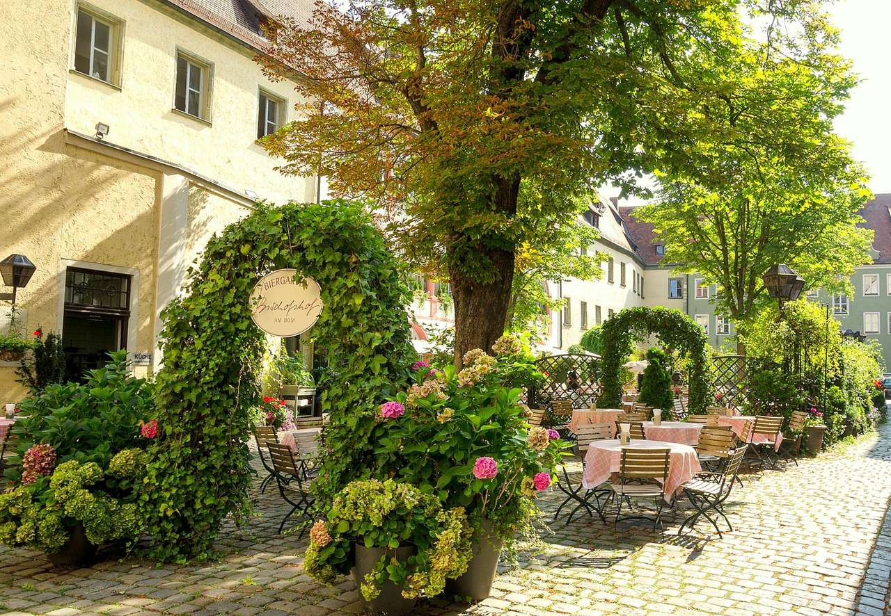 Ogródek piwny (Regensburg, Niemcy) puzzle online
