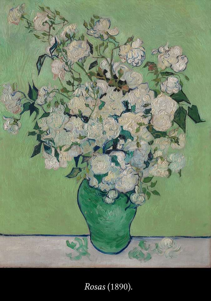 Flores Blancas de Van Gogh puzzle online