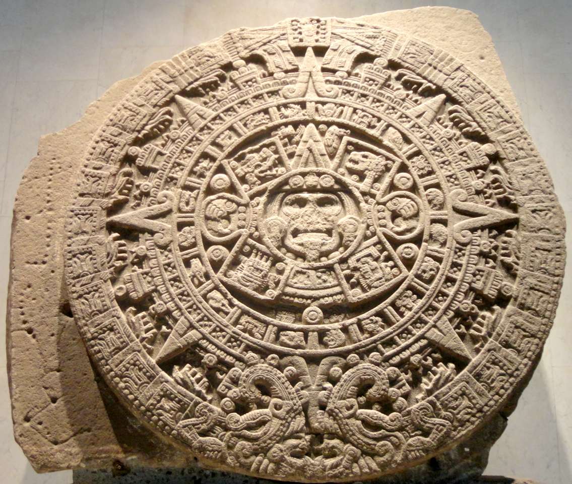 kalendarz aztecki puzzle online