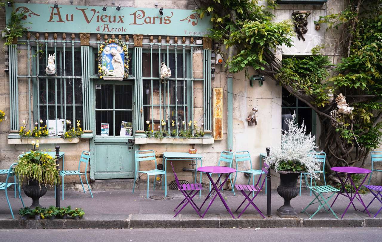 Rue Chanoinesse, Paryż, Francja puzzle online
