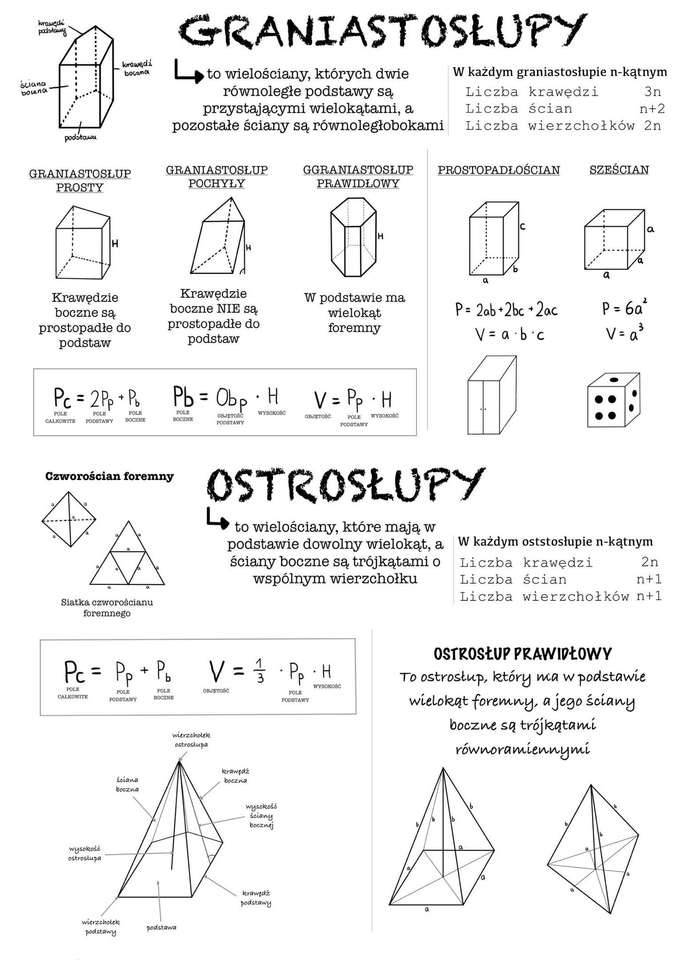 Figury przestrzenne puzzle online