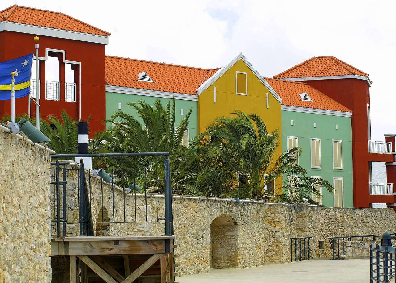 Kolorowe domy w Willemstad (Curaçao) puzzle online