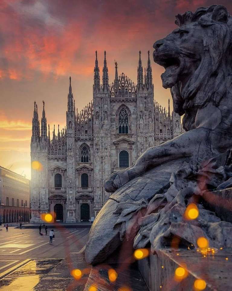 Katedra w Mediolanie - Włochy puzzle online