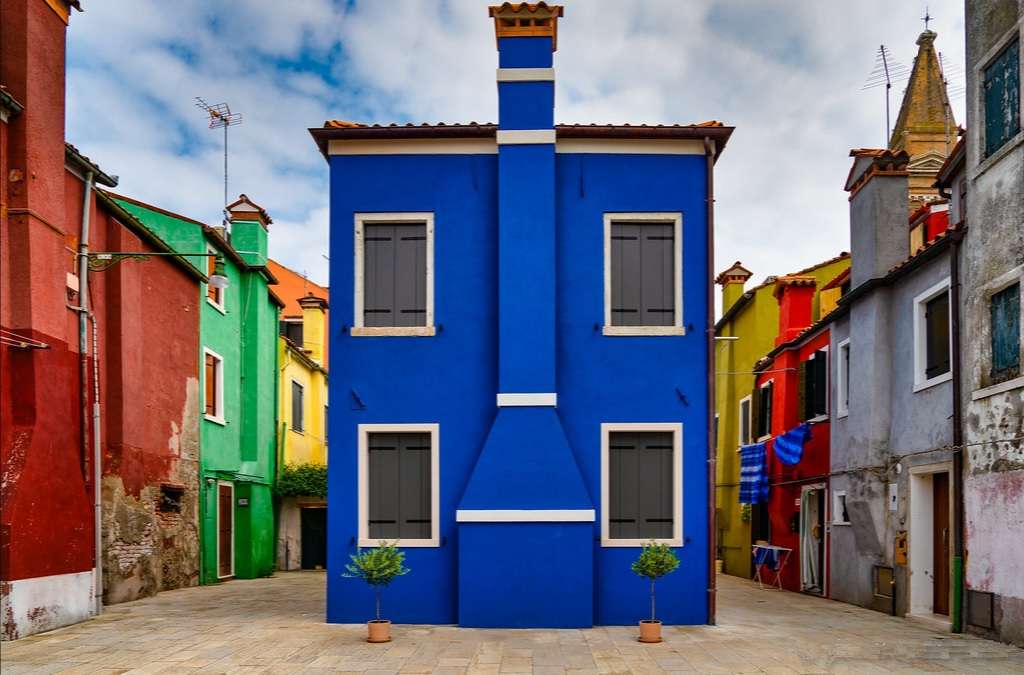Niebieski dom, Burano puzzle online
