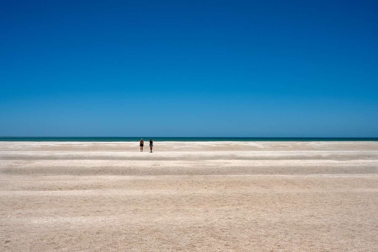Muszlowa plaża, Wulgada, Zachodnia Australia puzzle online