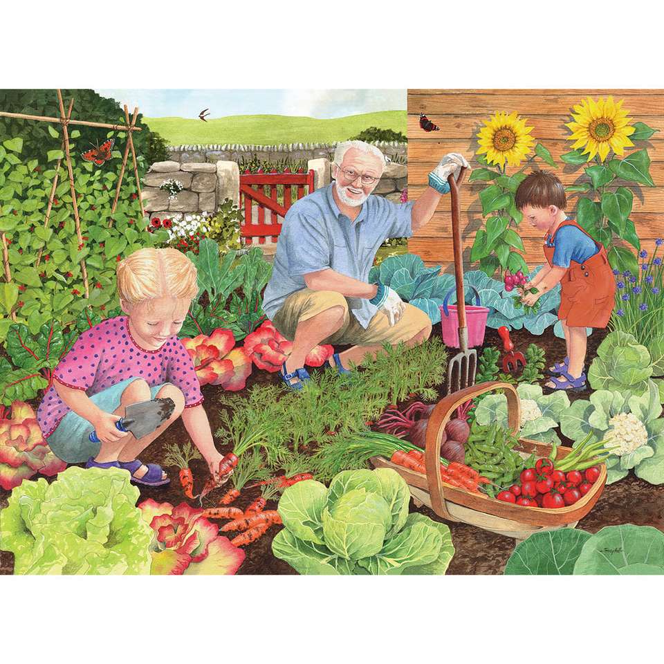 Ogrodnictwo z dziadkiem puzzle online