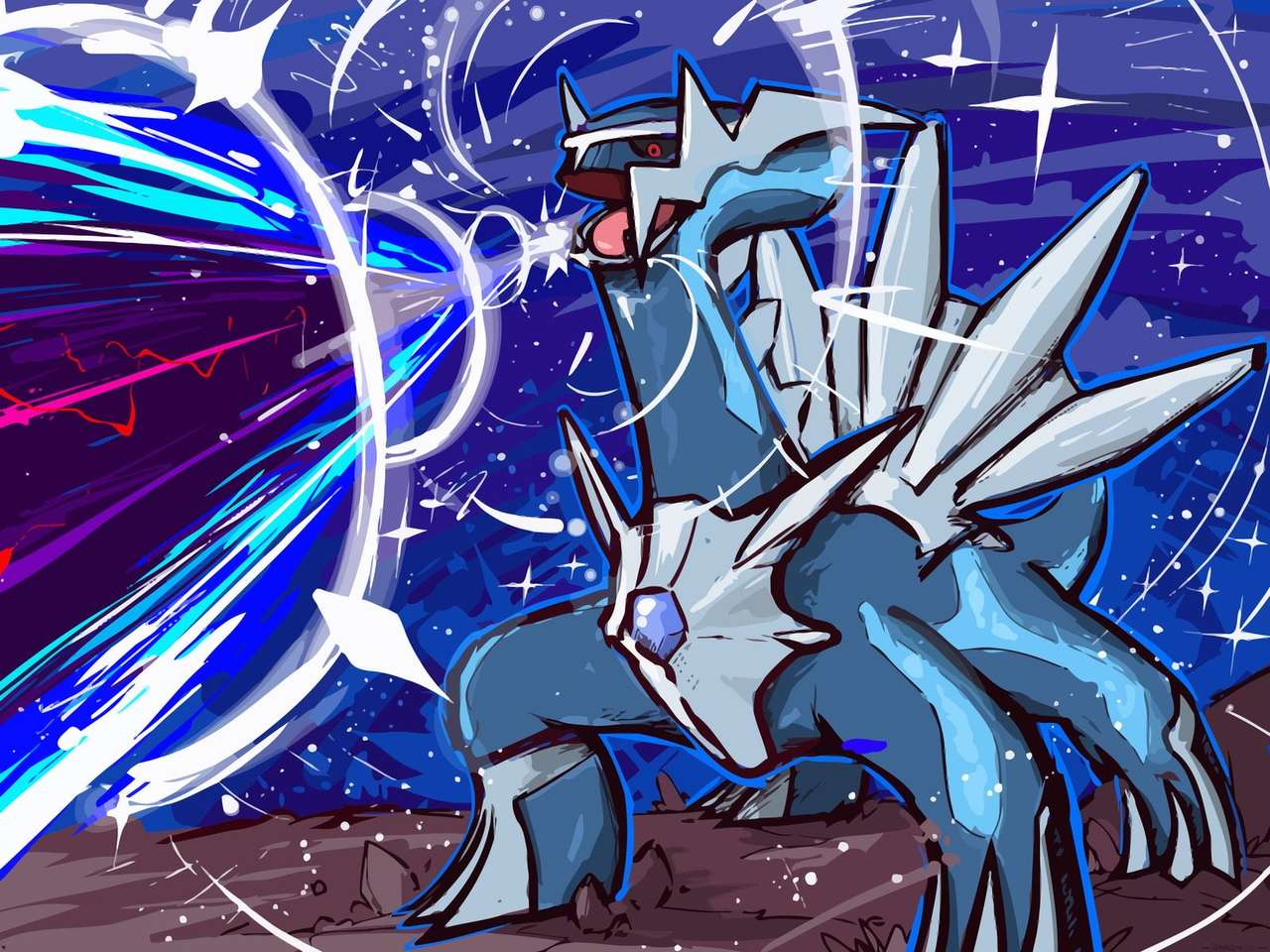 Pokémon - Dialga puzzle online