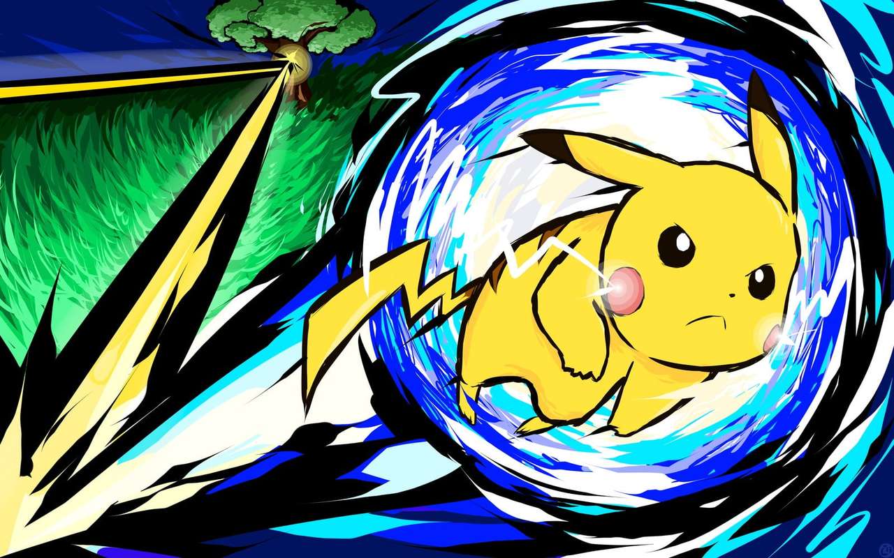 Pokemony - Pokachu puzzle online