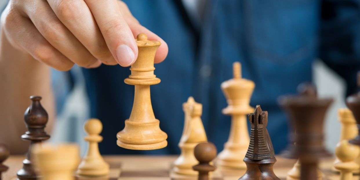 szachy, trochę rozumu puzzle online