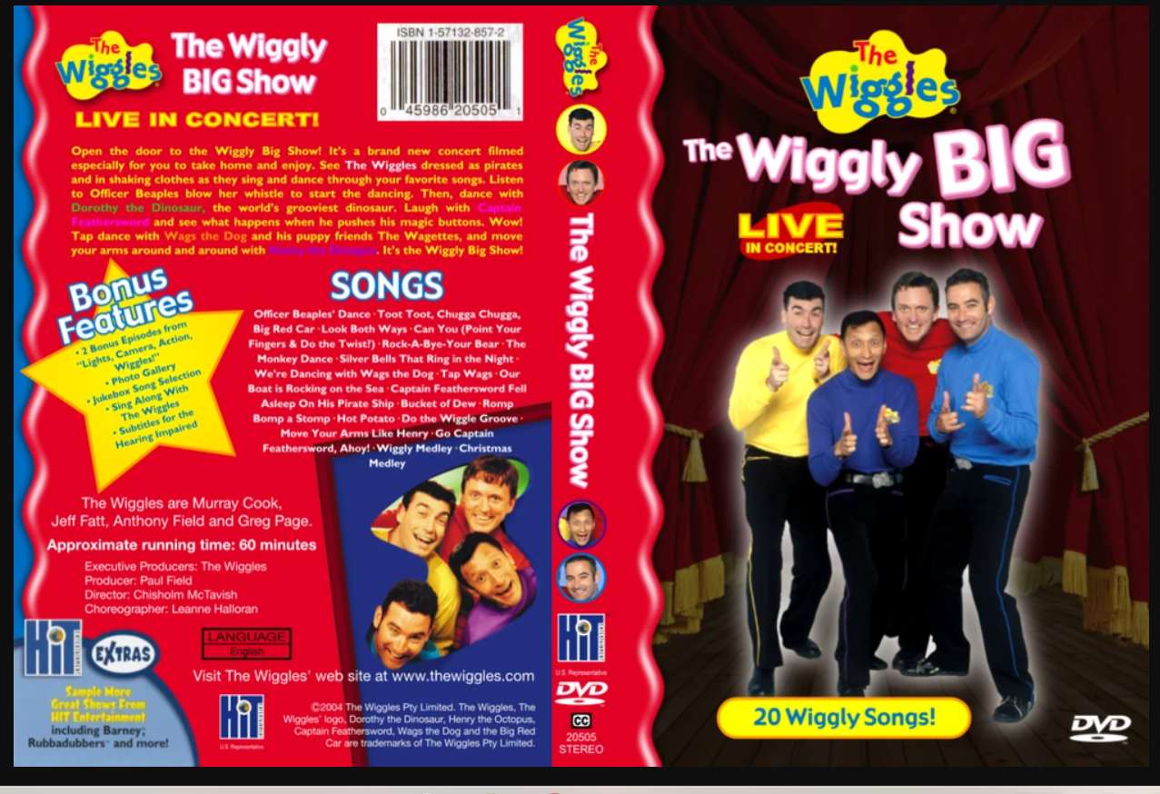 Koncert Wiggly Big Show Aka Toot Toot show 1998 puzzle online