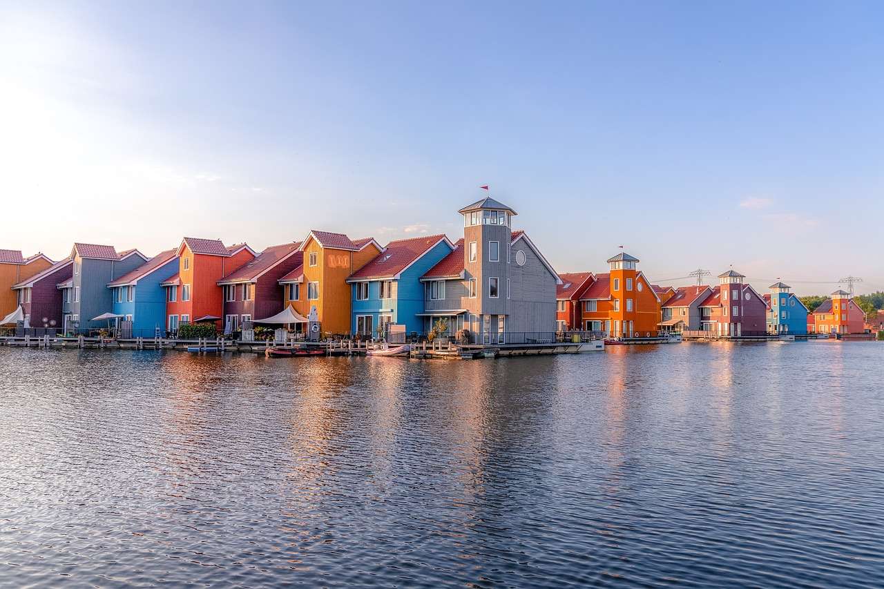 Groningen, port Rietdiep puzzle online