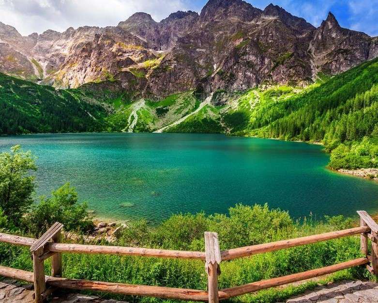 Morskie Oko w Tatrach puzzle online