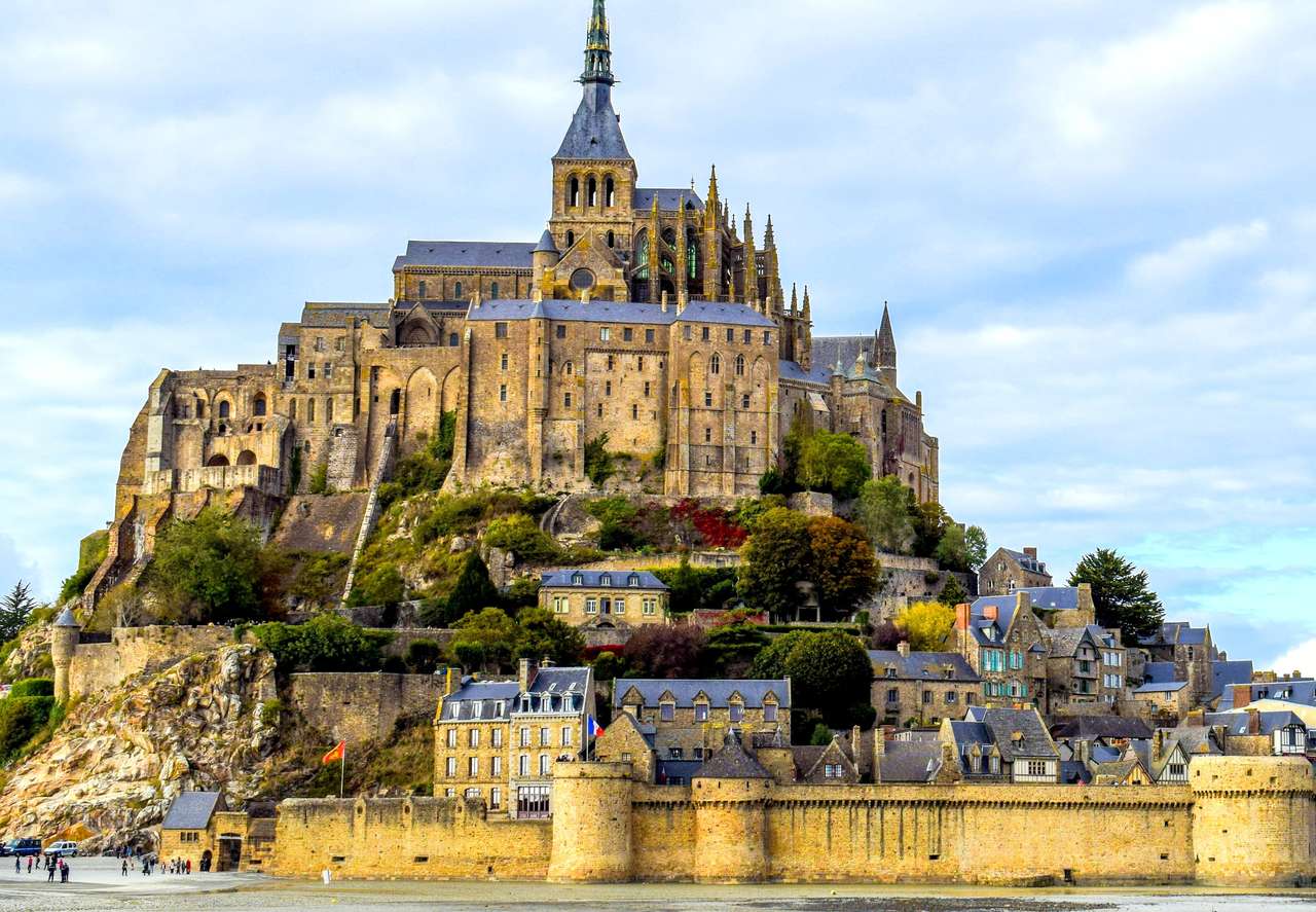 Opactwo św Michała Archanioła na Mont Saint-Michel puzzle online
