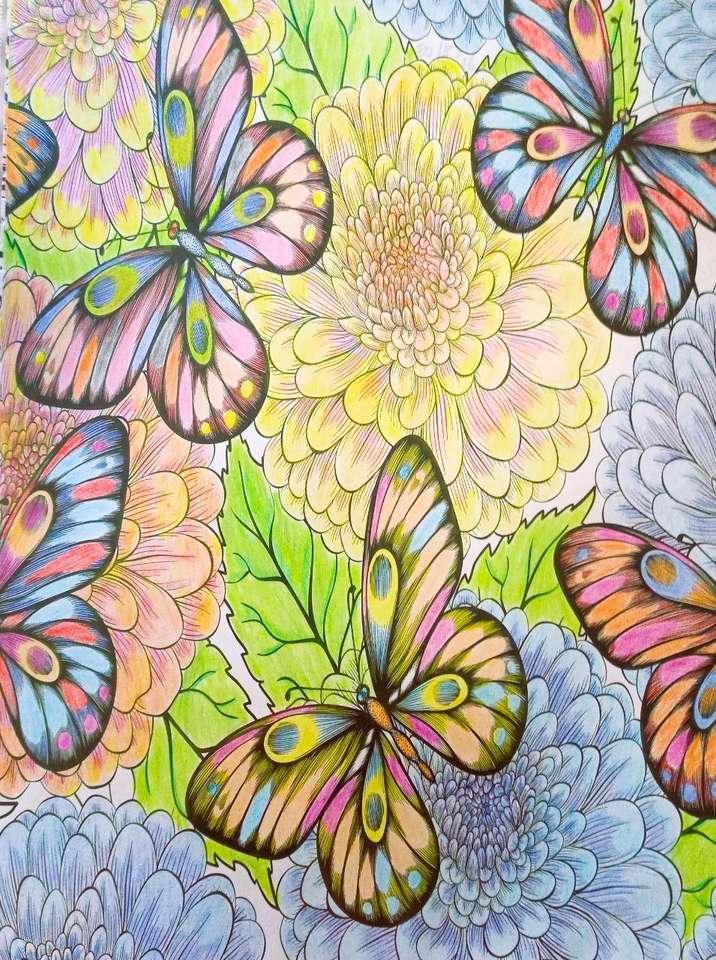 Piękne motyle puzzle online