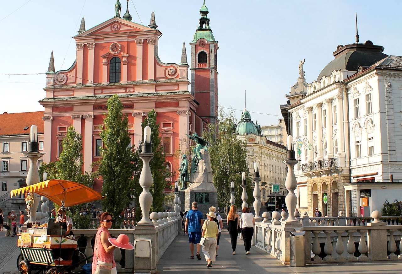Lublana - jedna z części "Potrójnego Mostu" puzzle online