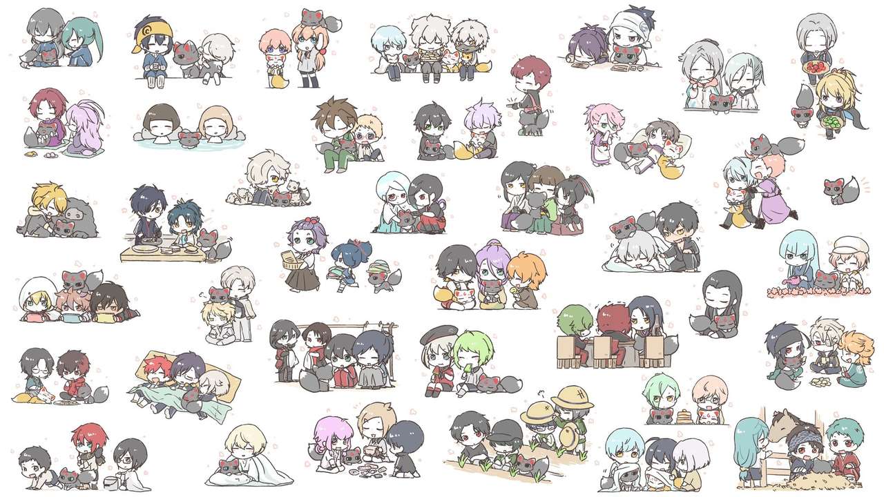 Touken Ranbu mini puzzle online