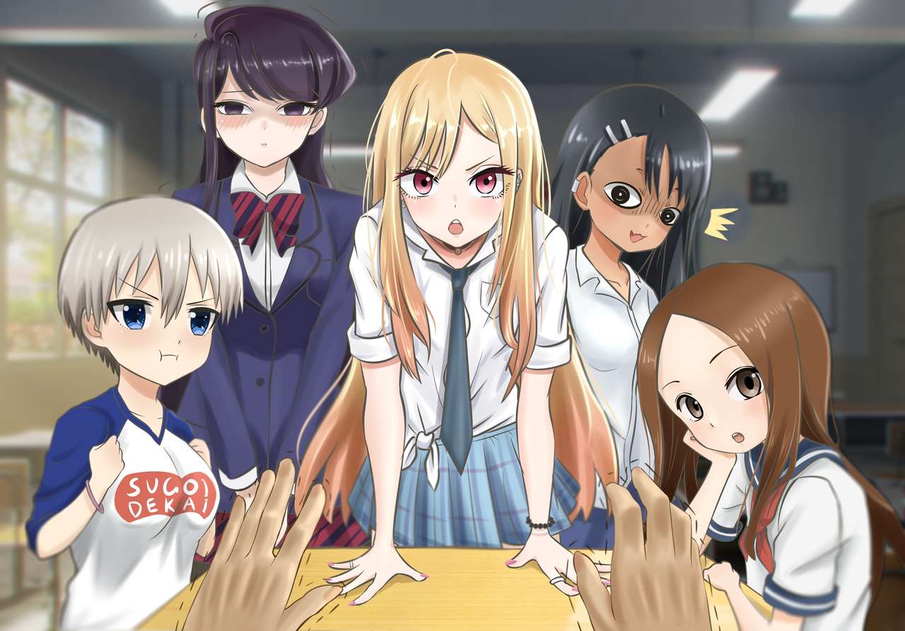Dziewczyny z anime. puzzle online