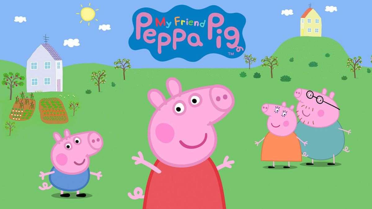 zagadka świnka peppa puzzle online
