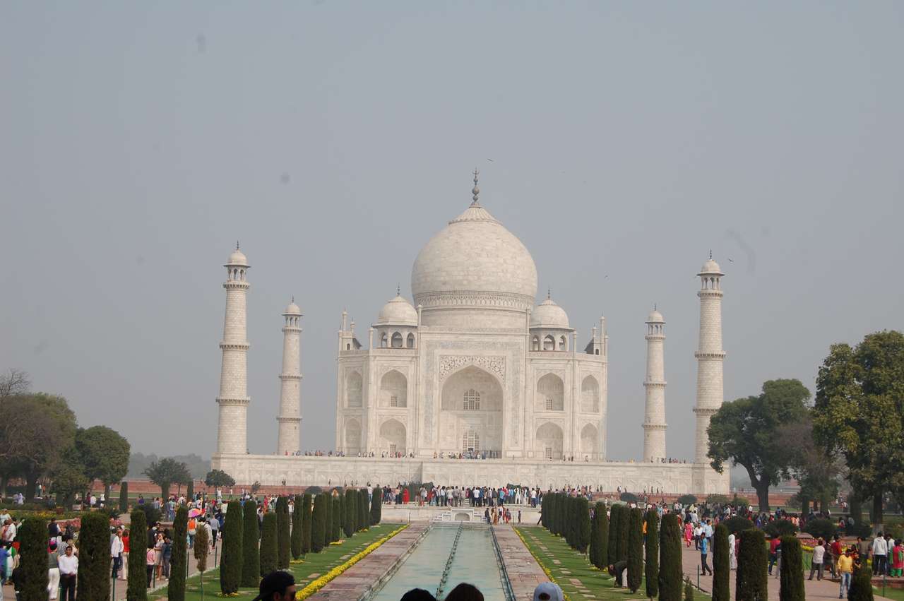 Tadż Mahal Agra w Indiach puzzle online