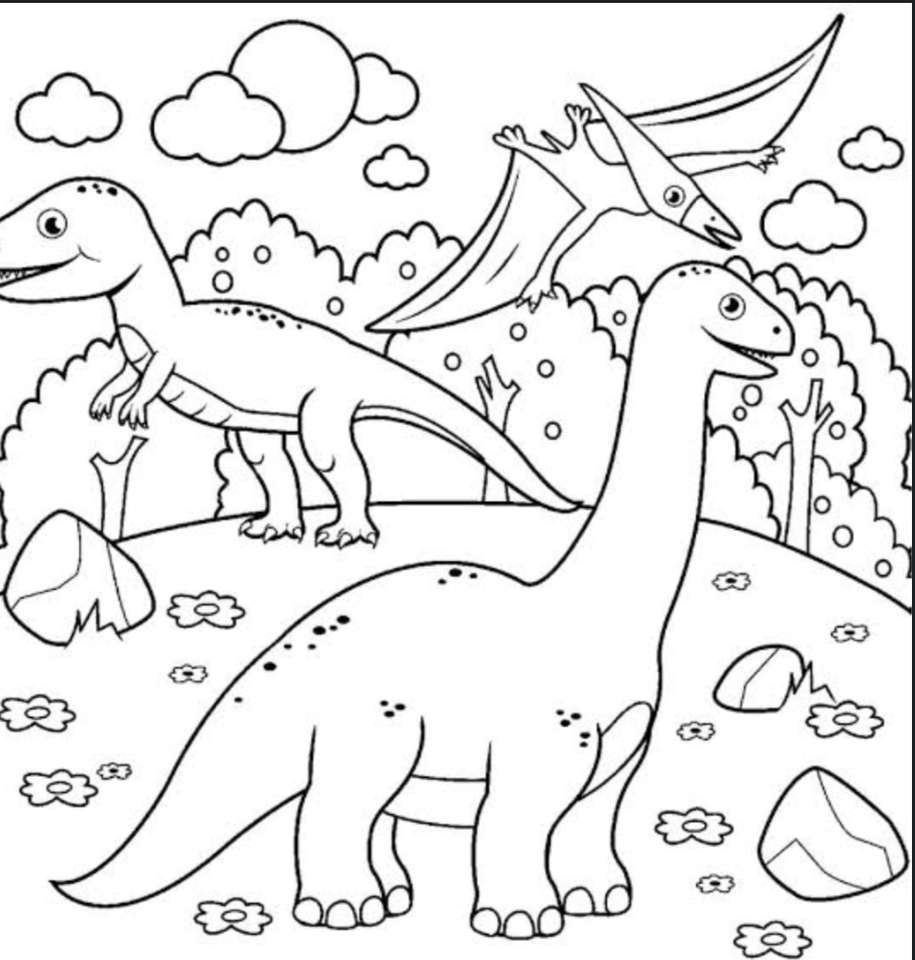 zagadka dinozaura puzzle online