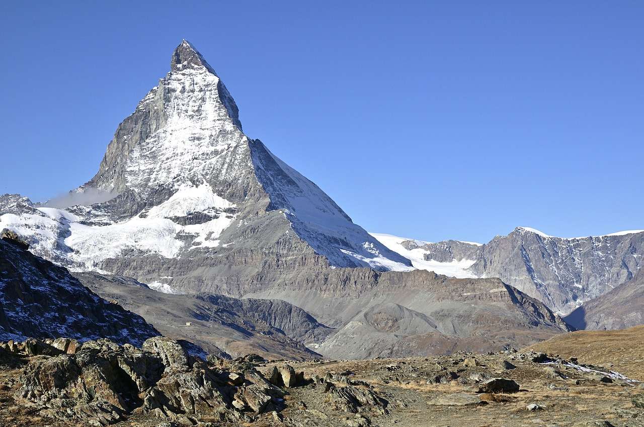 Matterhorn, Szwajcaria, góra puzzle online