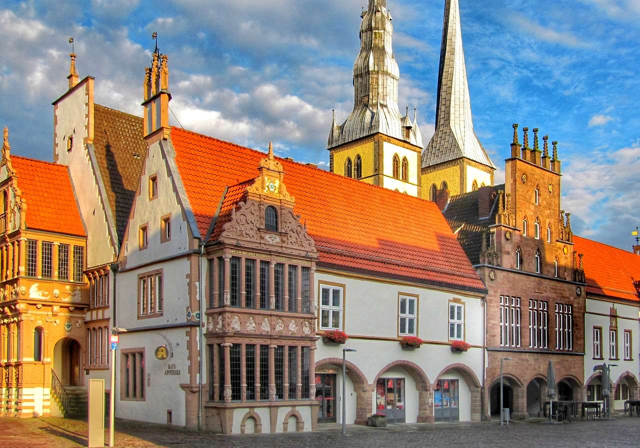 Rynek Starego Miasto w Lemgo (Niemcy) puzzle online
