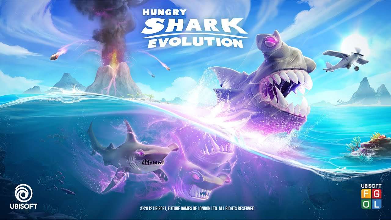 Ewolucja głodnych rekinów. puzzle online