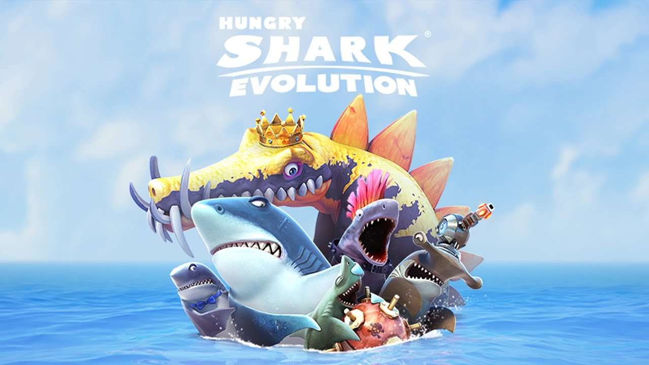 Ewolucja głodnych rekinów. puzzle online
