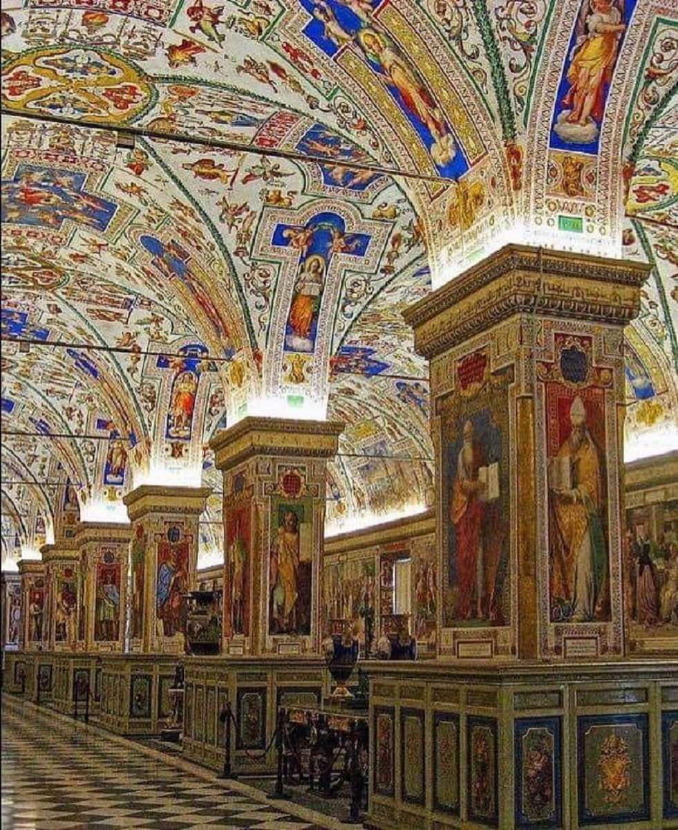 Biblioteka Muzeum Watykańskiego puzzle online