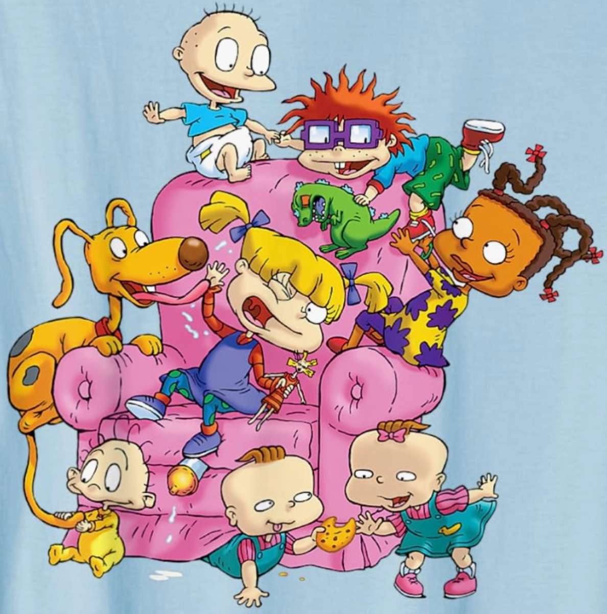 Pełzaki Nickelodeon bawią się❤️❤️❤️ puzzle online