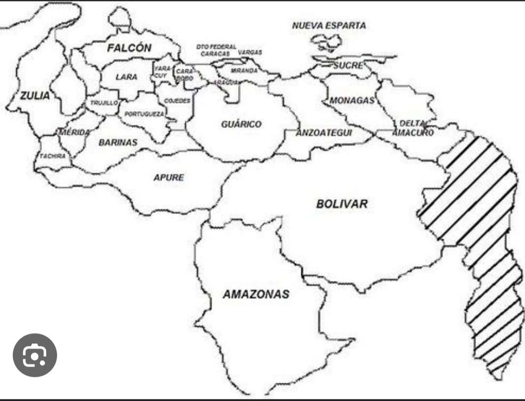 Mapa Wenezueli puzzle online