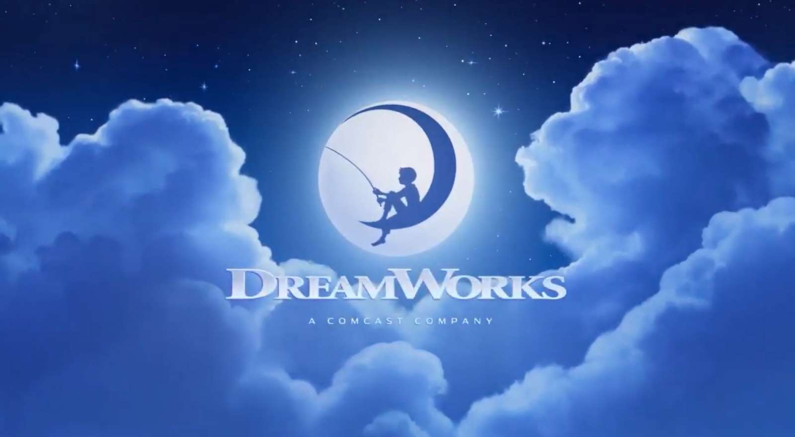 Logo animacji DreamWorks puzzle online