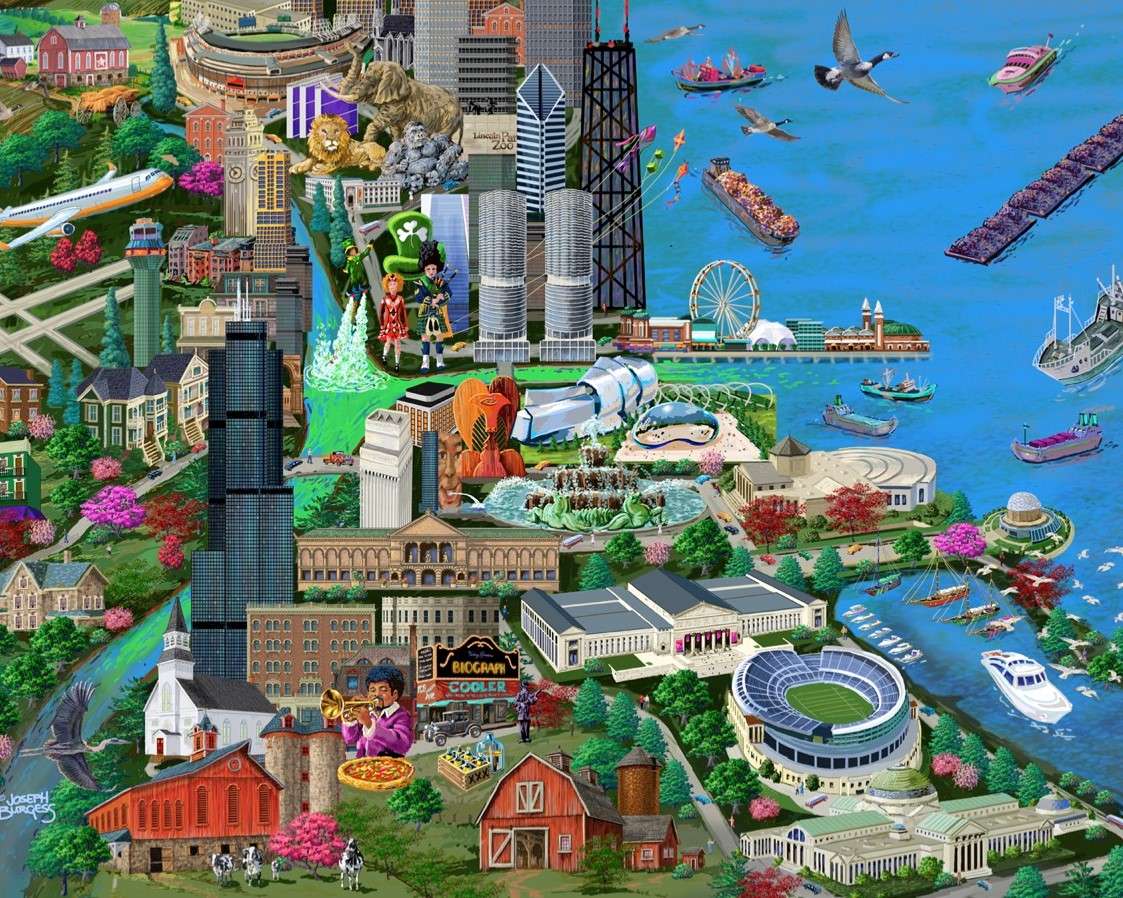 Panorama miasta puzzle online