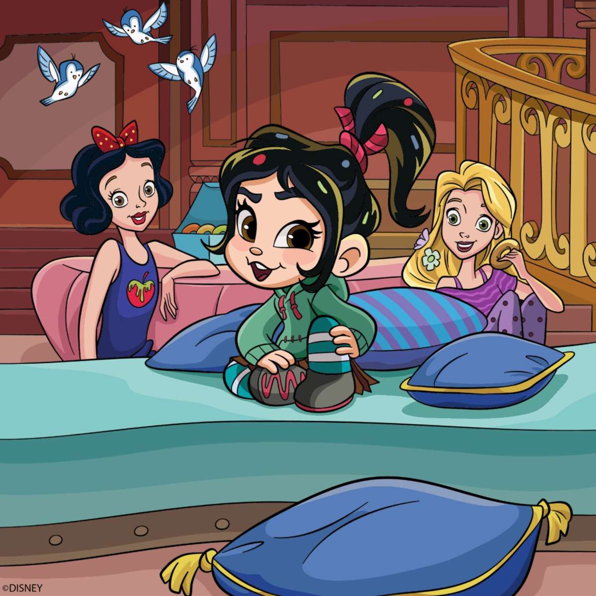 Wandelopa i księżniczki Disneya puzzle online