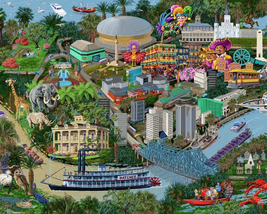 Panorama miasta puzzle online