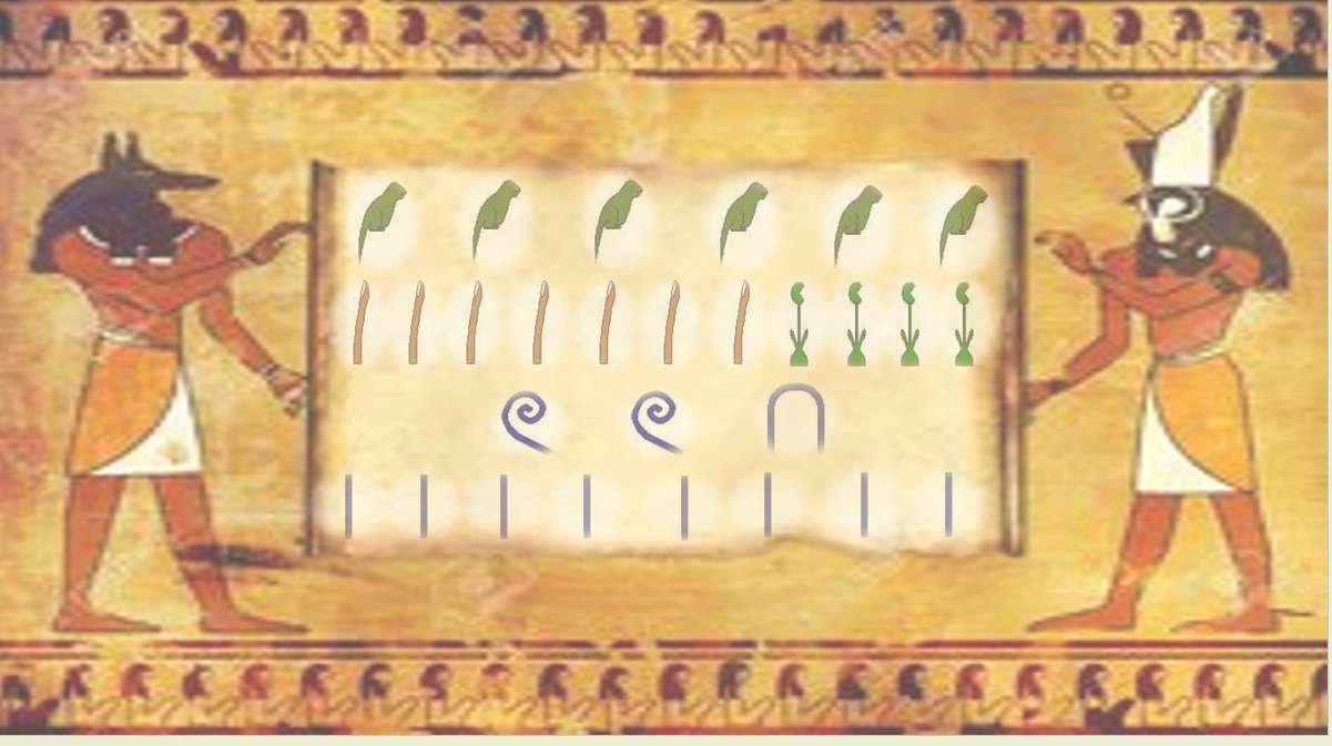 Numeracja egipska puzzle online
