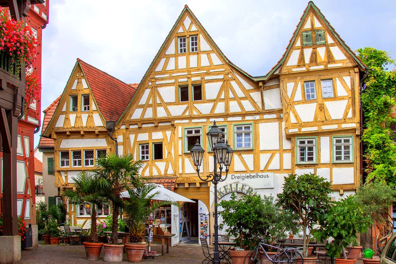 Przepiękne miasto winiarskie Besigheim w Niemczech puzzle online
